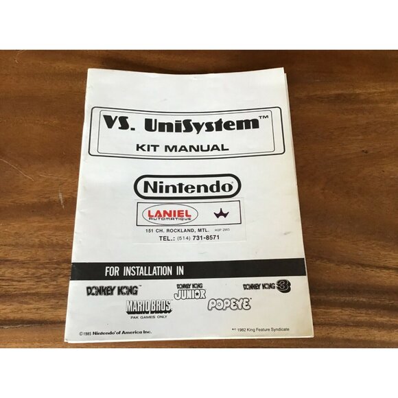 Vintage ORIGINAL NINTENDO Gun & Unisystem Kit Manual W/Inserts - Picture 9 of 12